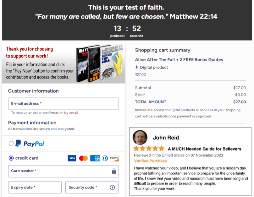 Alive After The Fall Checkout